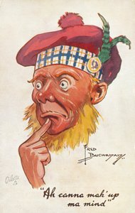 Não me consigo decidir (litografia a cores) de Fred Buchanan