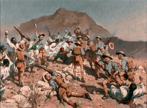 2º Batalhão 5º Gurkha Rifles em Ahnai Tangi, Fronteira Noroeste, Índia