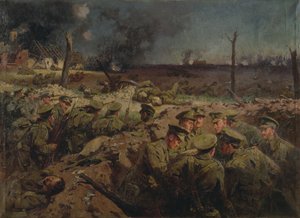 O 4º Suffolks em Neuve Chapelle em 11 de março de 1915