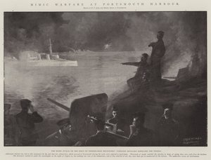 Guerra Mímica no Porto de Portsmouth de Fred T. Jane