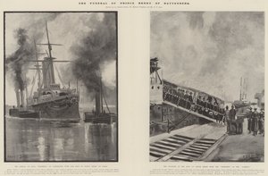 O funeral do príncipe Henry de Battenberg