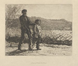 Um Cego Os Viajantes, 1863.