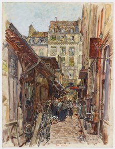Dentro do Marché des Enfants-Rouges