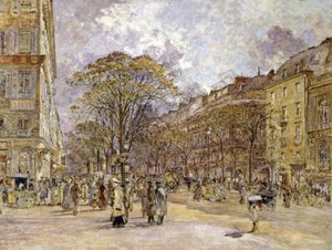 O boulevard dos italianos, Paris