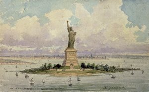 A estátua da Liberdade de Frederic Auguste Bartholdi
