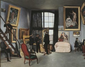 A oficina de Bazille de Jean Frederic Bazille