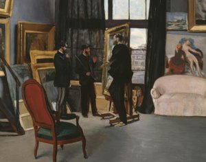 A oficina de Bazille de Jean Frederic Bazille