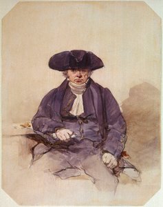 John Adams, também conhecido por John Wilkinson, reformado de Greenwich, imediato do contramestre do "Agamemnon" (aguarela) de Frederic Cruikshank