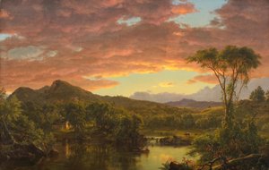 Uma casa de campo de Frederic Edwin Church