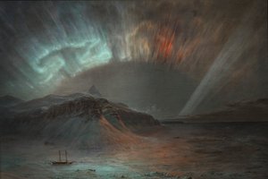 Aurora Boreal, 1865. de Frederic Edwin Church