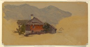 Berchtesgaden, casa do camponês de Frederic Edwin Church