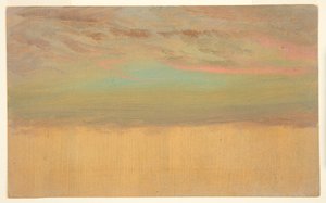 Estudo de nuvem de Frederic Edwin Church