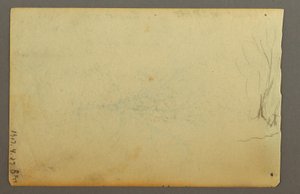 Desenho, Uma árvore sem folhas, fevereiro de 1845 de Frederic Edwin Church