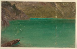 Desenho, Lago Alpino (Baviera ou Suíça), 1868 de Frederic Edwin Church