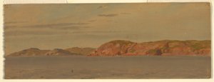Desenho, Cabeça de Brimstone, Ilha Fago, Terra Nova, 1859 de Frederic Edwin Church