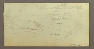 Desenho, Estudos de Camelo, 21-22 de fevereiro de 1868 de Frederic Edwin Church