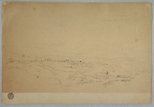 Desenho, Cartago, Colômbia, 23 de julho de 1853 de Frederic Edwin Church