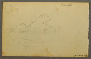 Desenho, Casa da Montanha Catskill, 1844 de Frederic Edwin Church