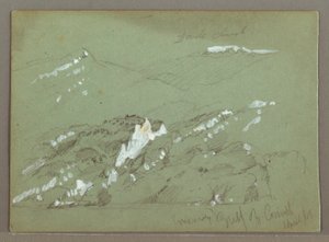 Desenho, Cefalónia, Grécia, abril de 1869 de Frederic Edwin Church