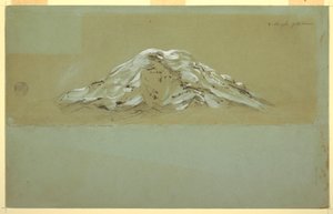 Desenho, Chimborazo, ca. 1857 de Frederic Edwin Church