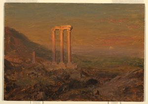 Desenho, Ruínas Clássicas, Síria, maio de 1868 de Frederic Edwin Church