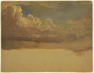 Desenho, Estudo de nuvens, março de 1871 de Frederic Edwin Church