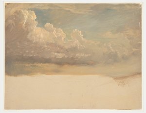 Desenho, Estudo de nuvens, março de 1871 de Frederic Edwin Church