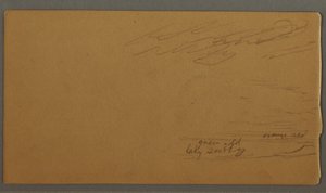 Desenho, Nuvem sobre as colinas, possivelmente 1875 de Frederic Edwin Church