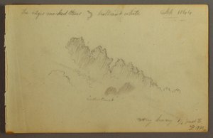Desenho, Estudo de nuvens, 1844 de Frederic Edwin Church
