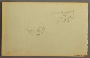 Desenho, Estudo de nuvens, 1844 de Frederic Edwin Church