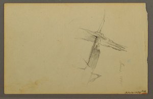 Desenho, Estudo de nuvens, encosta, 1844 de Frederic Edwin Church