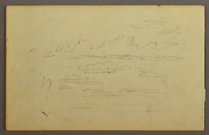 Desenho, Nuvens, possivelmente 1844 de Frederic Edwin Church
