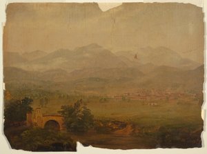 Desenho, Colomhia ou Equador, 1853 de Frederic Edwin Church