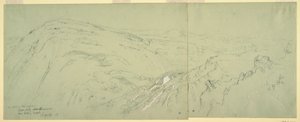 Desenho, Vista distante de Damasco, Síria, 1868 de Frederic Edwin Church