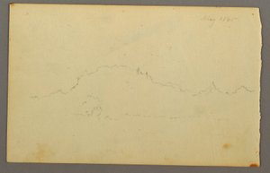 Desenho, Borda de madeira, 1844 de Frederic Edwin Church
