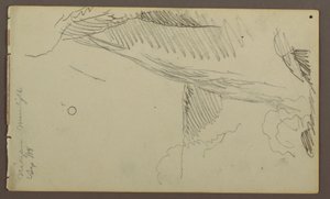 Desenho, Cataratas ao luar, 1858 de Frederic Edwin Church