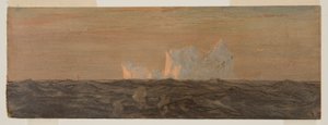 Desenho, Icebergs, junho ou julho de 1859 de Frederic Edwin Church