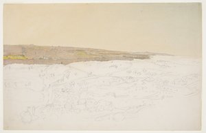 Desenho, Jerusalém, vista geral, abril (), 1868 de Frederic Edwin Church