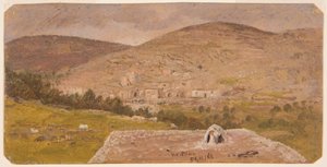 Desenho, Paisagem, 1865 de Frederic Edwin Church