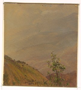 Desenho, Paisagem, julho de 1865 de Frederic Edwin Church