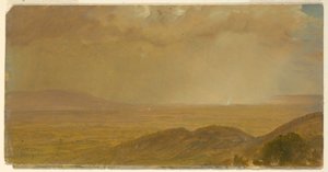 Desenho, Paisagem, maio de 1865 de Frederic Edwin Church