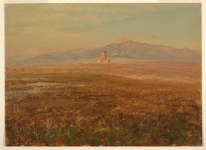 Desenho, paisagem mexicana, abril de 1869 de Frederic Edwin Church