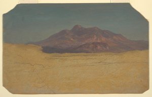 Desenho, Paisagem de montanha, 1868 de Frederic Edwin Church