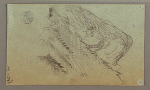 Desenho, Vale da Montanha, possivelmente 1868 de Frederic Edwin Church