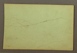 Desenho, Picos de montanha, possivelmente 1856 de Frederic Edwin Church