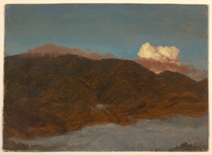 Desenho, Paisagem montanhosa, maio de 1865 de Frederic Edwin Church