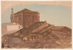 Desenho, Telhados perto de Sant