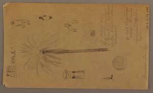Desenho, Esboços da Jamaica, Índias Ocidentais, junho de 1865 de Frederic Edwin Church