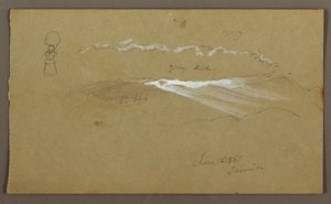 Desenho, Céu, Figura, 12 de junho de 1865 de Frederic Edwin Church