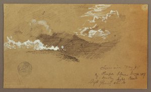 Desenho, Céu, maio de 1865 de Frederic Edwin Church